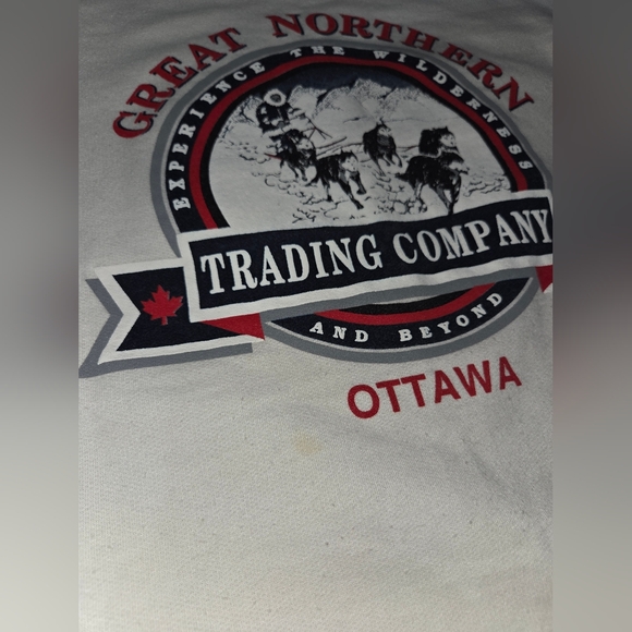 White Great Northern Trading Company Sweatshirt - Picture 3 of 10